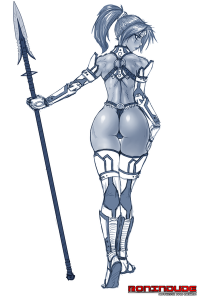 396px x 594px - armored ninja girl with spear sketch by ronindude-d6qrkpv | League of  Legends Hentai & Porn | LoLHentai.net